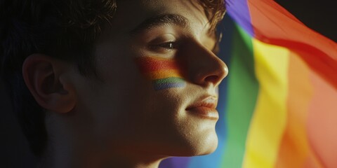 Fototapeta premium Emotional Rainbow Pride