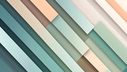 Obraz premium Abstract Diagonal Lines Pastel Color Gradient Design