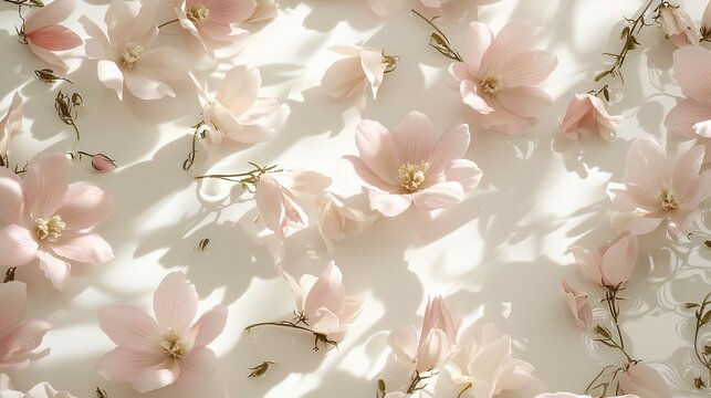 view of pink caspia flowers, showcasing their subtle hues and delicate structure. | Caspia 