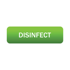 Vector Image of Sickness Disinfection Rounded Square Button