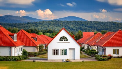 houses in the mountains