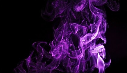 Obraz premium Generated image Color smoke on dark background