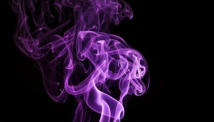 Obraz premium Generated image Color smoke on dark background