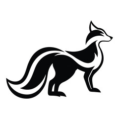 A creative and vibrant dog logo icon