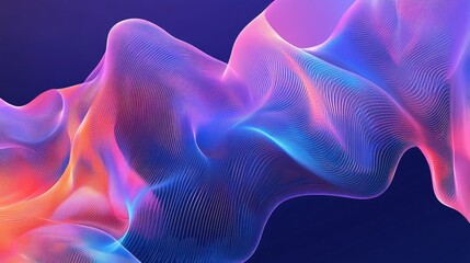 Ultra futurist tech abstract background. Generative AI