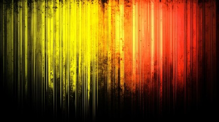 Abstract Grunge Yellow Red Vertical Stripes Background Texture