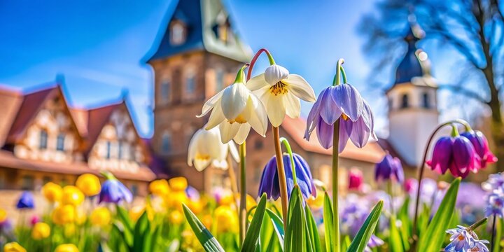 Macro Photography of Easter Bells at Rinteln Church - Spring Flowers