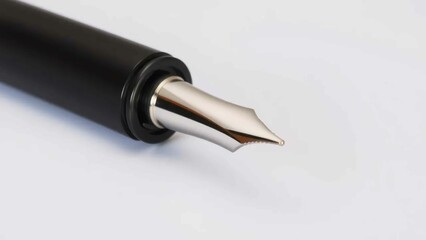 Naklejka premium Pen with a silver tip