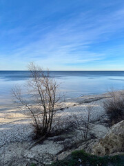 shore of the Kiev sea during the day
