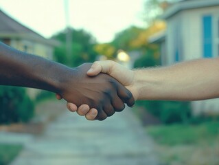 Handshake Between Two Men
