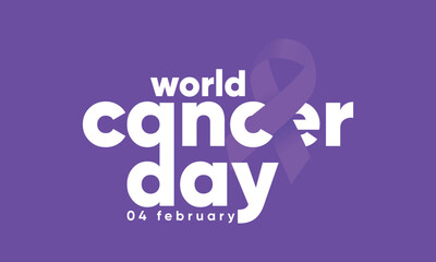 world cancer day. cancer day banner background. world cancer awareness month banner