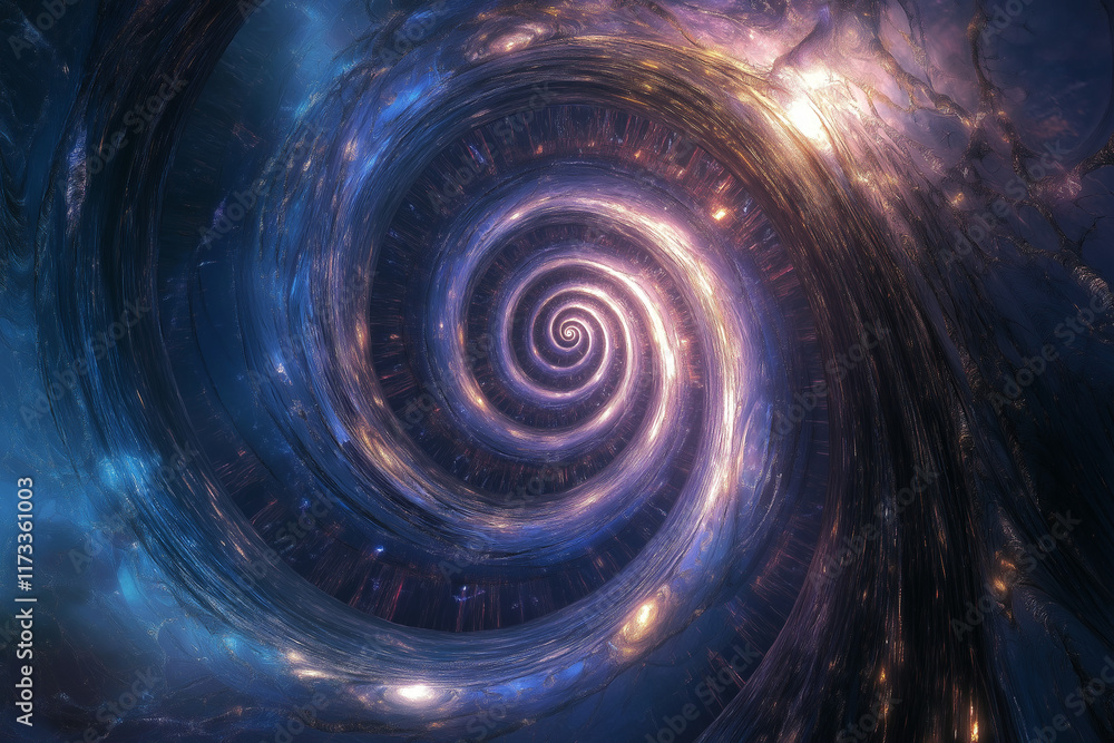 Canvas Prints time spiral, a visual representation of time