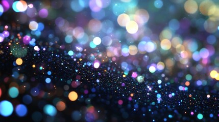 Naklejka premium A colorful background with many small dots
