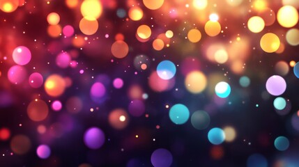 A colorful background with many small circles