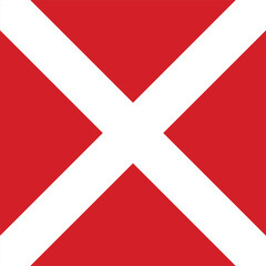 Obraz premium The general prohibition sign , also known as a no symbol, no sign, circle-backslash symbol, nay, interdictory circle or universal no, is a red circle with a red diagonal line through it