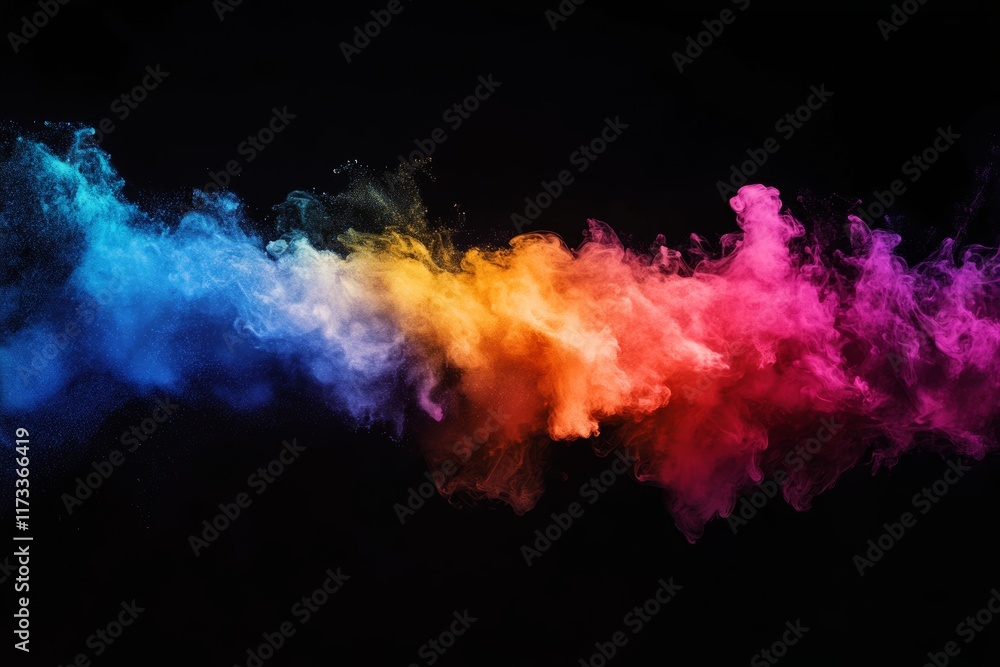 Poster experience a stunning display of vibrant colors in this abstract splash design. the dynamic blend cr