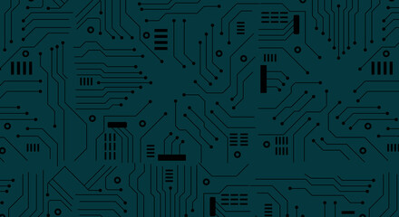 Technology background with hi-tech digital illustration