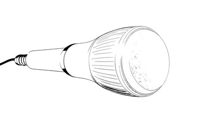 lamp cartoon illustration 