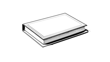 stack of books cartoon illustration 