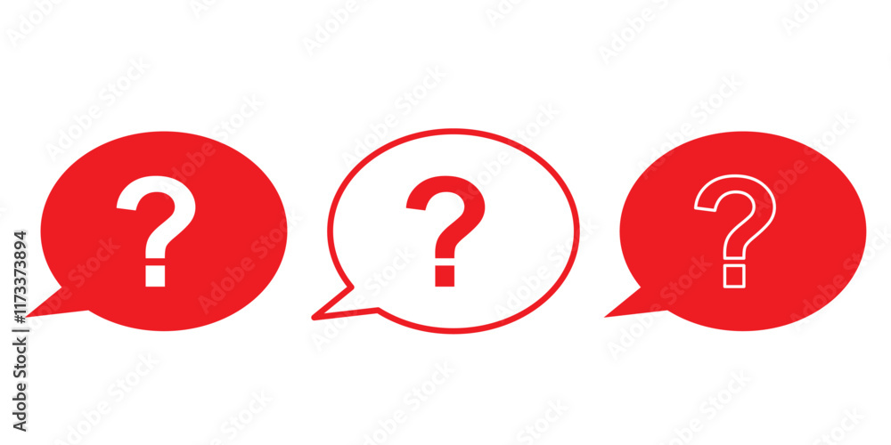 Poster print question mark icon, question mark sign and symbol vector design.