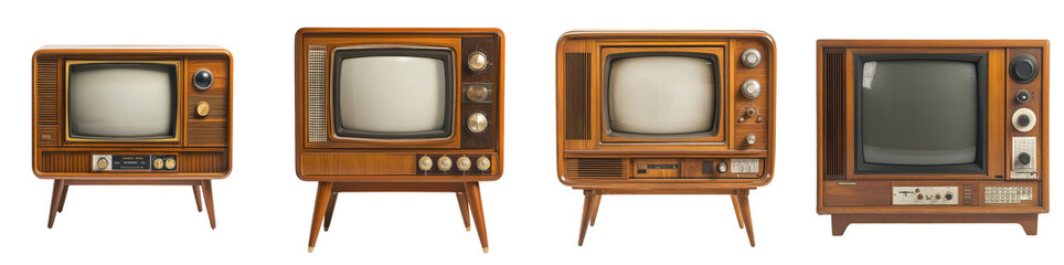 Vintage Televisions  Retro TV Collection  Classic Wooden TV Sets  1960s  1970s  Analog TV