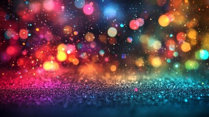 Obraz premium A colorful background with many small dots