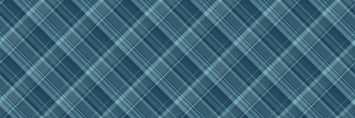 Customizable fabric texture background, art plaid vector check. Trendy seamless textile tartan pattern in cyan color.