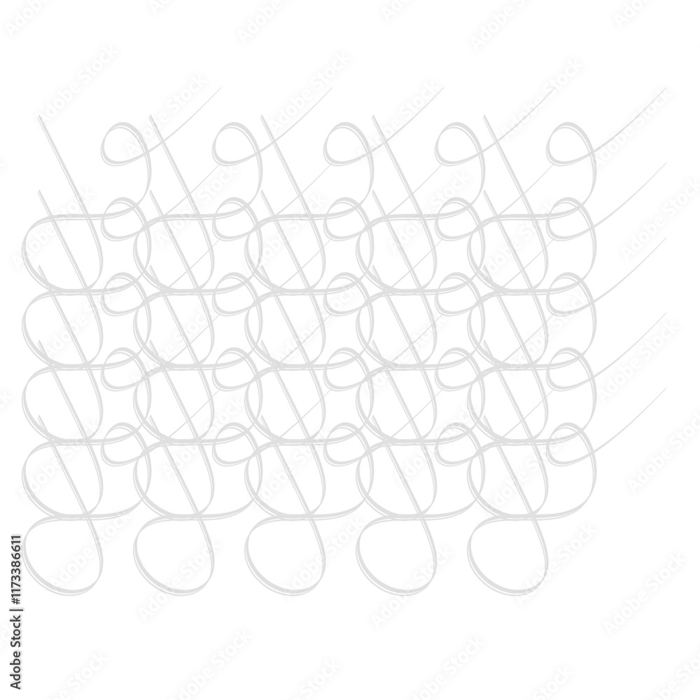 Poster abstract white hand drawn write seamless pattern line transparent png file for elements design templ