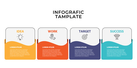 Annual Report Infographic Template with Sleek Charts and Trendy Gradient Effects
