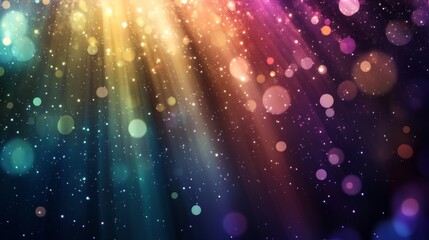 Obraz premium A colorful, bright, and lively scene with many small, colorful