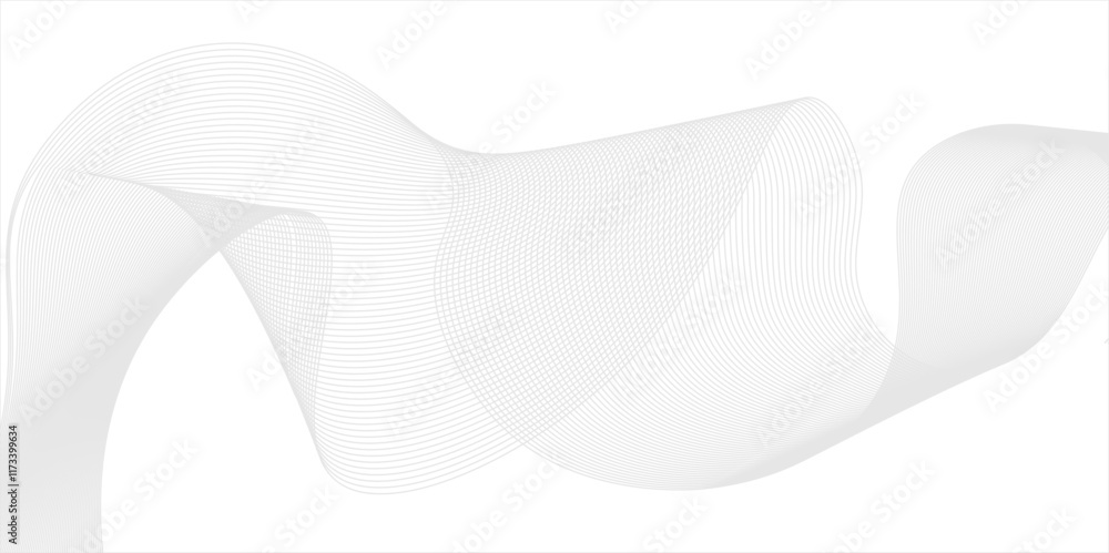Poster abstract background with lines and smoke waves