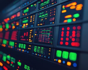 Detailed shot of the advanced airtoground communication systems, ensuring constant contact with air traffic control