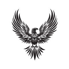 Modern Style Eagle Logo Vector Illustration