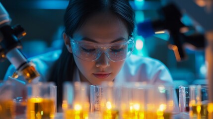 scientist working in laboratory