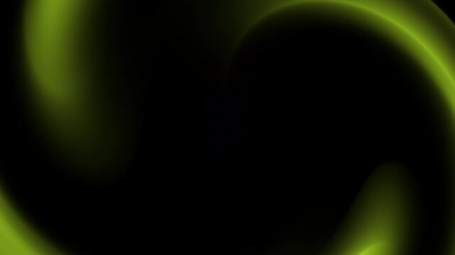 Tourbillons abstraits vert olive sur un fond sombre. Convient aux concepts de technologie, d'&eacute;nergie, de futurisme et d'abstraction. Parfait pour les conceptions num&eacute;riques.