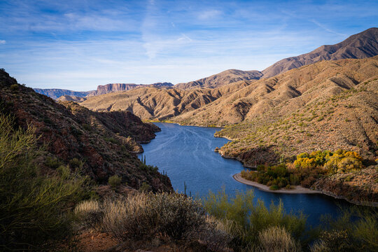 Apache Lake, Arizona. Captured in January. 