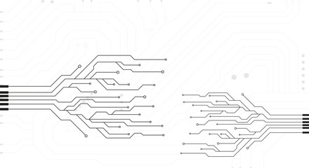 Vector micro chip, micro scheme elements design. Abstract technology, Future technologies background