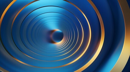 Blue and gold light background