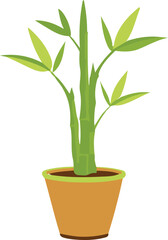 isolated bamboo in pot symbol Vector, bamboo in pot Silhouette, bamboo in pot icon set,bamboo in pot for logo,  Vector  illustration, Vector Graphic, EPS 10 , clip art work,