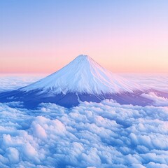 Breathtaking Sunrise Over Mountain Scene Ultra HD Serene Environment Aerial View Copy Space Text