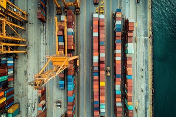 Global Shipping and Trade Symbolizing World Economics and Logistics