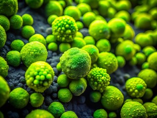 Neon Lime Charcoal Abstract Art: Bold Textured Background for Vivid Visual Impact