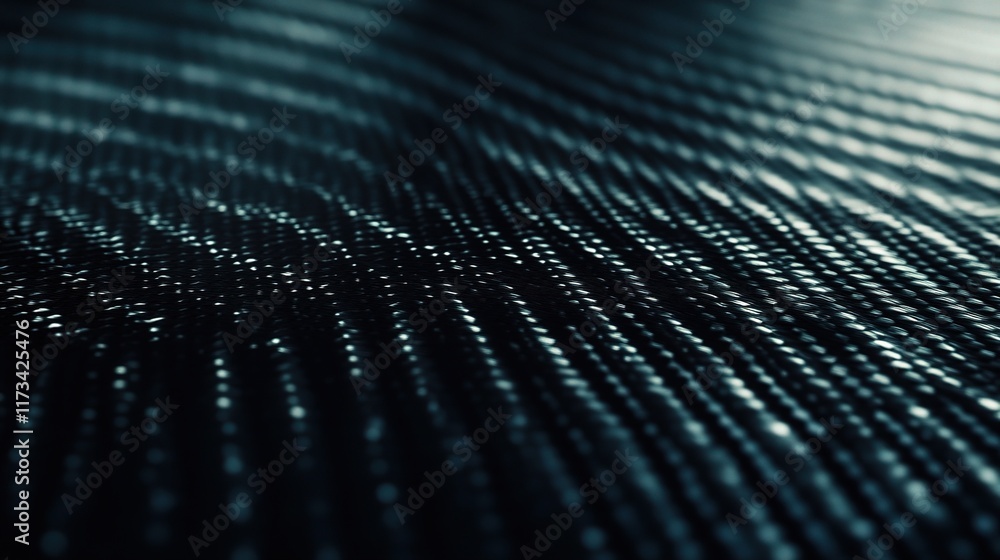 Poster sleek textured surface of carbon fiber with unique patterns and details