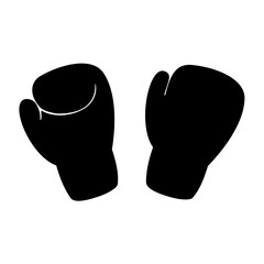 Boxing gloves icon. Vector image