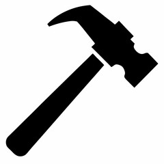 hammer on white