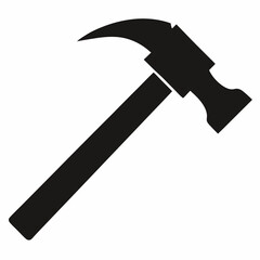 hammer on white