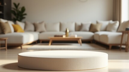 Modern Living Room with Minimalist Decor and Cozy Atmosphere