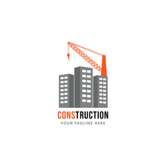 building Construction vector logo template