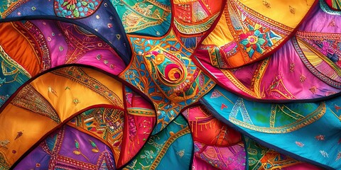 Vibrant Kites in the Sky: Festive Makar Sankranti Celebration