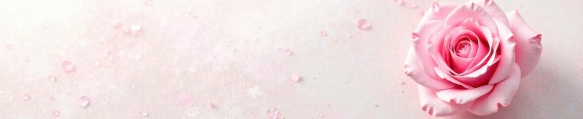 Luxurious pink rose bouquet, pristine white backdrop , celebration, floral